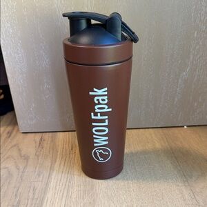 WOLFpak Brown Shaker Bottle